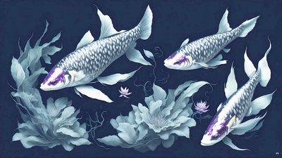 Carpa Koi ametista da Josef Johann Michel