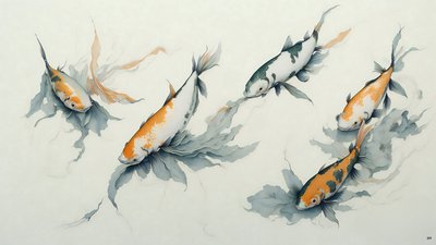 Carpa Koi da Josef Johann Michel