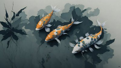 Carpa Koi da Josef Johann Michel