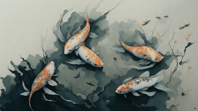 Carpa Koi da Josef Johann Michel