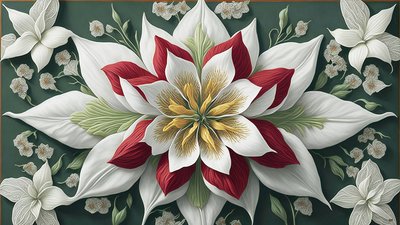 mandala: elementi di amaryllis_01 da Josef Johann Michel
