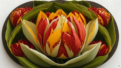 mandala: elementi di tulipani_01 da Josef Johann Michel