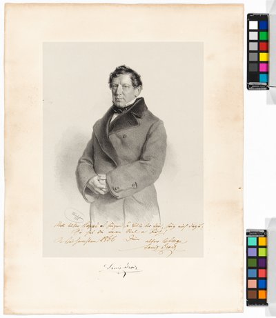 Alois (Louis) Grois (1809-1874), cantante, attore da Josef Kriehuber