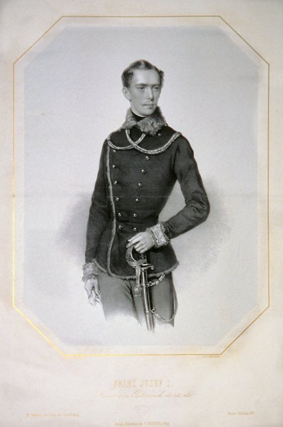 Francesco Giuseppe I. s. a. Litografia da Josef Kriehuber