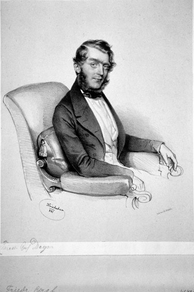 Litografia Friedrich Deym da Josef Kriehuber