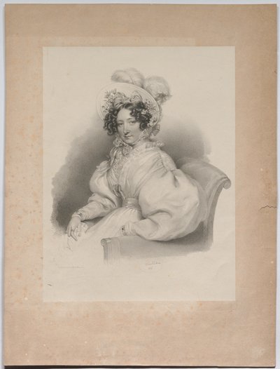 Gabrielle Auersperg, nata Lobkowitz da Josef Kriehuber