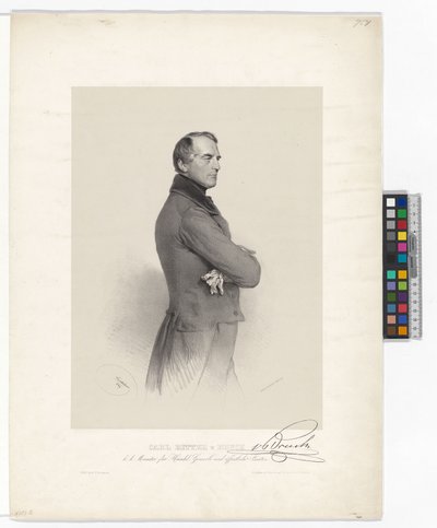 Karl Ludwig, barone von Bruck da Josef Kriehuber