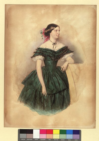 Violetta von Schmerling, sposata Bienerth da Josef Kriehuber