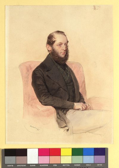 Il conte Wilhelm Clemens Westphalen zu Fürstenberg (1818-1883) da Josef Kriehuber
