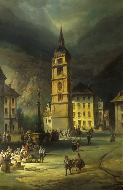 Altdorf sul Lago di Lucerna da Josef Matěj Navrátil