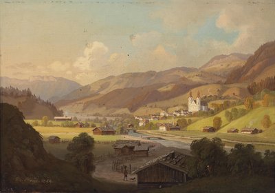 Vista su Maria Rain, Carinzia da Josef Mayr