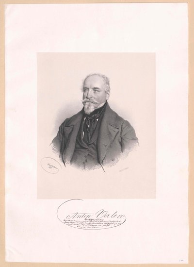 Anton Valero (stampa) da Josef Nikolaus Kriehuber