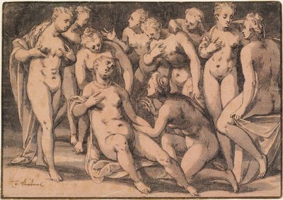 Diana scopre la gravidanza di Callisto da Josef Ritterl