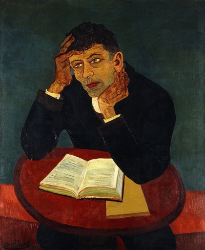 Uomo di lettura da Josef Scharl