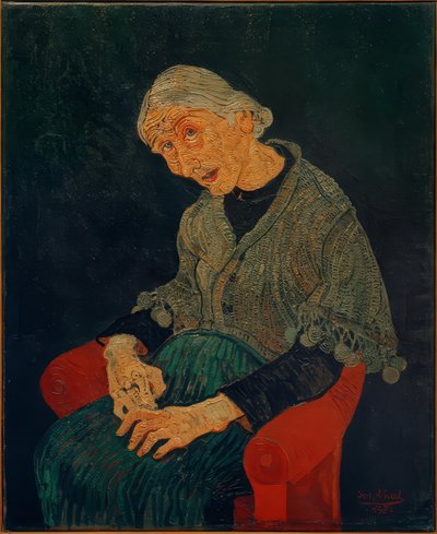 Vecchia donna parigina da Josef Scharl