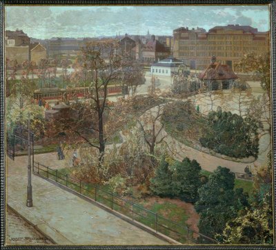 Il parco di San Giovanni in primavera da Josef Stoitzner