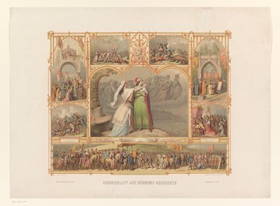 Scene dalla storia della Boemia da Josef Vojtech Hellich