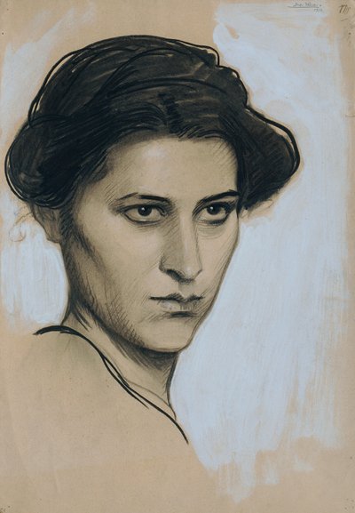 Giovane donna en face da Josef Wawra