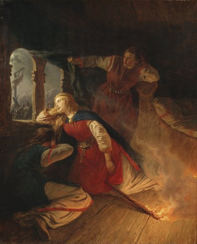 Hagbard e Signy da Josef Wilhelm Wallander
