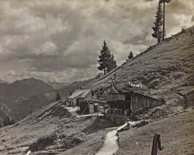 Album "Meine weltkriegs - Erinnerungen South-West Front (Carinzia, Italia, Trentino-Alto Adige) 31/03/1915-12/11/1918 - Josef Zohles Wien": baracche militari nelle Alpi da Josef Zohles