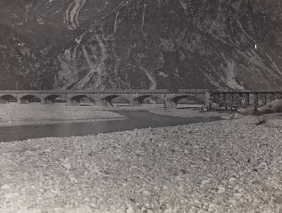 Ponte militare sul Tagliamento da Josef Zohles
