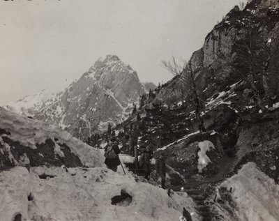 Album "Meine weltkriegs - Erinnerungen South-West Front (Carinzia, Italia, Trentino-Alto Adige) 31/03/1915-12/11/1918 - Josef Zohles Wien": Rosskofel (Monte Cavallo) da Josef Zohles