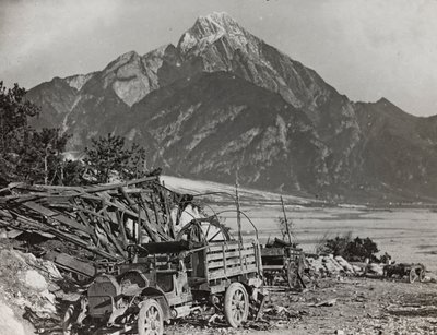 Album "Meine weltkriegs - Erinnerungen Front Sud-Ovest (Carinzia, Italia, Trentino-Alto Adige) 31/03/1915-12/11/1918 - Josef Zohles Wien": sul fiume Tagliamento da Josef Zohles