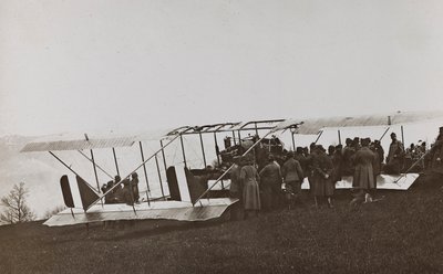 Album "Meine weltkriegs - Erinnerungen South-West Front (Carinzia, Italia, Alto Adige) 31/03/1915-12/11/1918 - Josef Zohles Wien": soldati austriaci e aereo da Josef Zohles