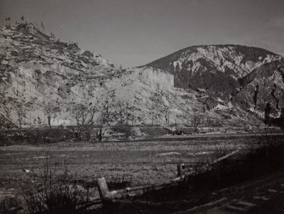 Album "Meine weltkriegs - Erinnerungen South-West Front (Carinzia, Italia, Trentino-Alto Adige) 31/03/1915-12/11/1918 - Josef Zohles Wien": Fort Hensel (foto b/n) da Josef Zohles