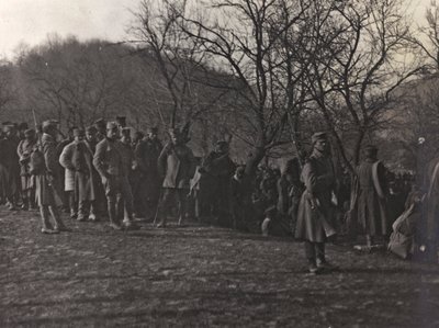 Album "Meine weltkriegs - Erinnerungen South-West Front (Carinzia, Italia, Trentino-Alto Adige) 31/03/1915-12/11/1918 - Josef Zohles Wien": prigionieri da Josef Zohles