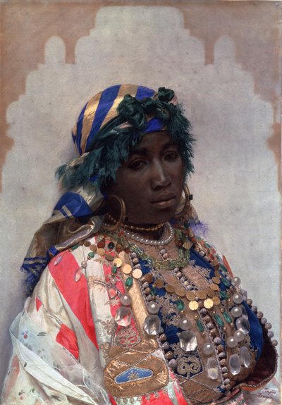 Una bellezza di Tangeri, c.1876 da Josep Tapiro Baro