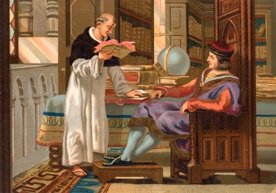 Vincent di Beauvais e San Luigi da Josep or Jose Planella Coromina