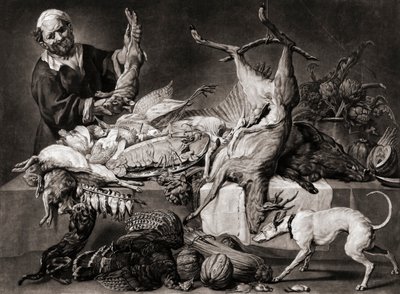La dispensa. XVIII secolo. da Joseph (after) Farington