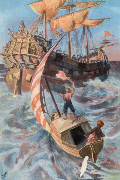 Robinson Crusoe: Sono salvato da una nave portoghese da Joseph (after) Finnemore