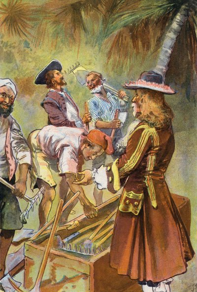 Robinson Crusoe: Ho dato a ogni uomo una vanga da Joseph (after) Finnemore