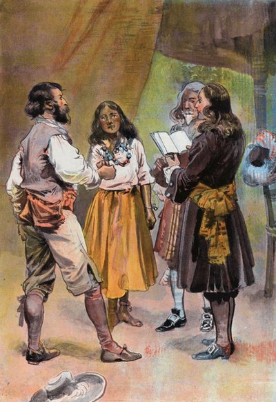 Robinson Crusoe: Matrimonio di Will Atkins da Joseph (after) Finnemore