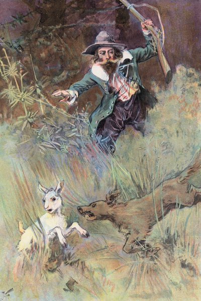 Robinson Crusoe: Il mio cane ha sorpreso un giovane capretto da Joseph (after) Finnemore