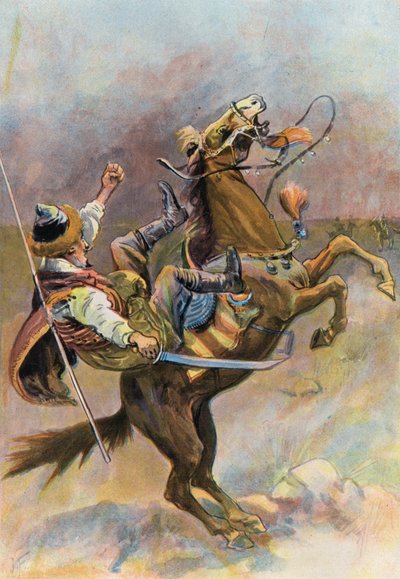 Robinson Crusoe: Il cavallo ha buttato giù il tartaro e gli è caduto addosso da Joseph (after) Finnemore
