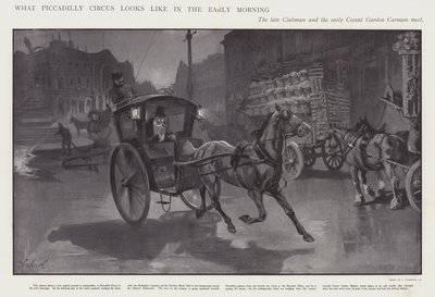 Come appare Piccadilly Circus al mattino presto da Joseph (after) Finnemore