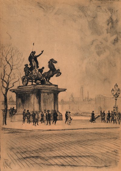 Boadicea, Ponte di Westminster da Joseph (after) Pennell