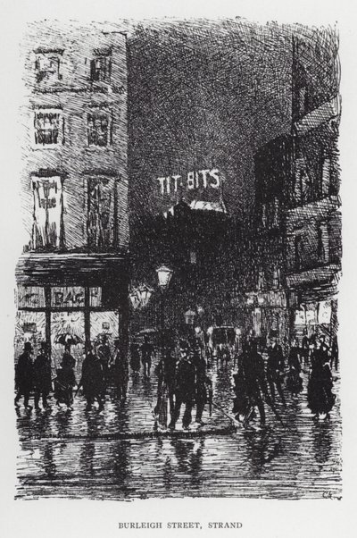 Burleigh Street, Strand da Joseph (after) Pennell