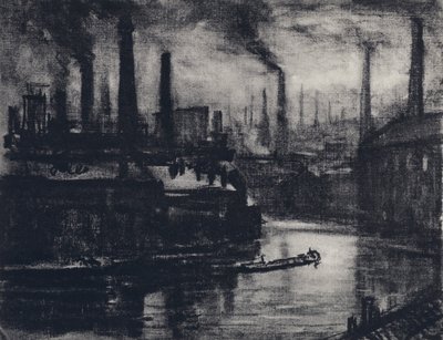 Londra est (litografia) da Joseph (after) Pennell