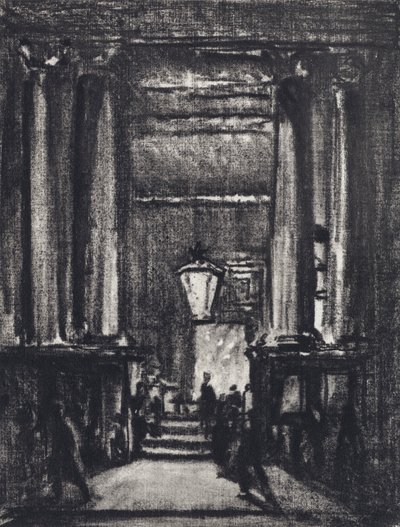 Exeter Hall da Joseph (after) Pennell