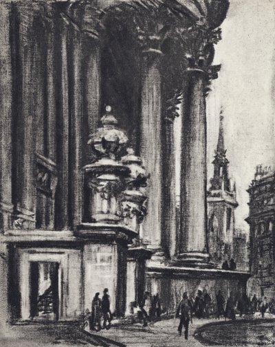 Portico sud, St Paul