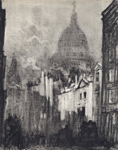 Cupola di San Paolo, da Cannon Street da Joseph (after) Pennell