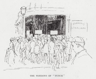 Le finestre di "Punch" da Joseph (after) Pennell