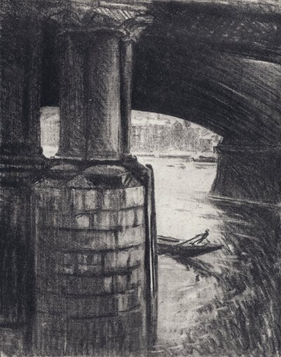 Sotto Blackfriars da Joseph (after) Pennell