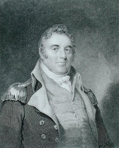 Richard Dale (1756-1826), inciso da Richard W. Dodson dopo una copia del dipinto originale di James Barton Longacre da Joseph (after) Wood