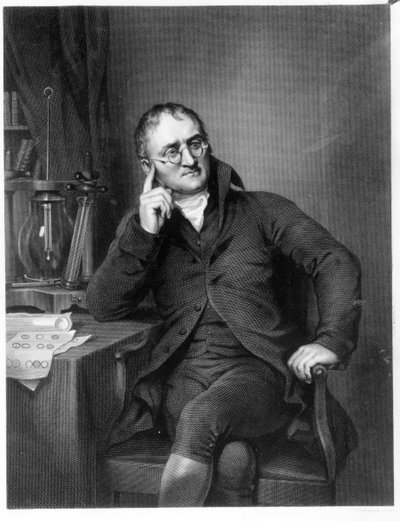 John Dalton, inciso da William Henry Worthington, c.1814 da Joseph Allen