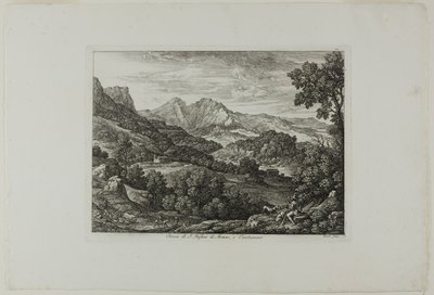 Castello di Santo Stefano di Mezzo e Canturano da Joseph Anton Koch